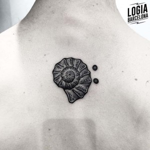 Tatuajes pequeños - Caracola - Logia Barcelona